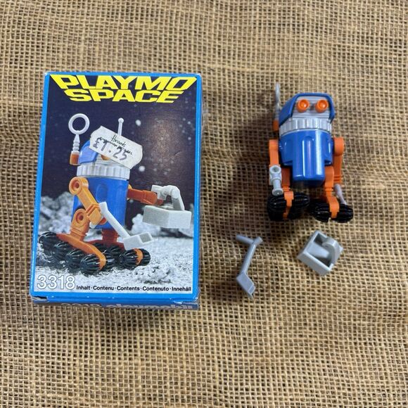 Playmobil Playmo Space 3318 V1 Robot Complete in Original Box 1983 West Germany - Picture 1 of 6